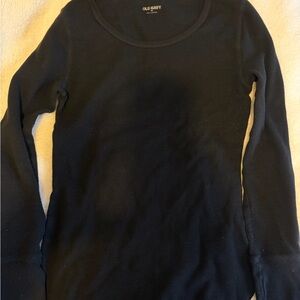 Old Navy Women's Black Long Sleeve Tee